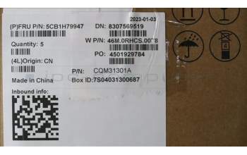 Lenovo 5CB1H79947 COVER Upper Case ASM_POR W 82R7 CG BL