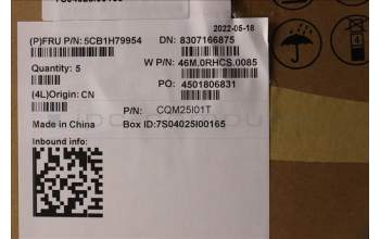 Lenovo 5CB1H79954 COVER Upper Case ASM_GER W 82R7 CG BL