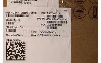 Lenovo 5CB1H79962 COVER Upper Case ASM_BEL W 82R7 CG BL