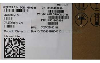 Lenovo 5CB1H79985 COVER Upper Case ASM_GER W 82R7 CG