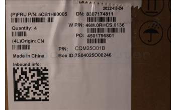 Lenovo 5CB1H80005 COVER Upper Case ASM_UKE W 82R7 SB BL