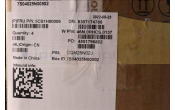 Lenovo 5CB1H80006 COVER Upper Case ASM_ITA W 82R7 SB BL