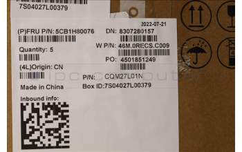 Lenovo 5CB1H80076 COVER Upper Case ASM_UKE W 82RA SG