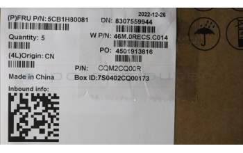 Lenovo 5CB1H80081 C-Cover with keyboard,Portuguese,Storm Grey