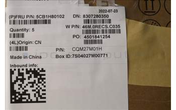 Lenovo 5CB1H80102 COVER Upper Case ASM_BUL W 82RA SG