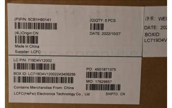 Lenovo 5CB1H80141 COVER Upper Case ASM_FRA/ENG L82SX CG