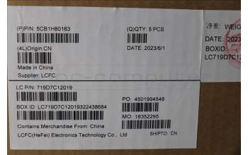 Lenovo 5CB1H80163 COVER Upper Case ASM_HIN L82TU BU_BK