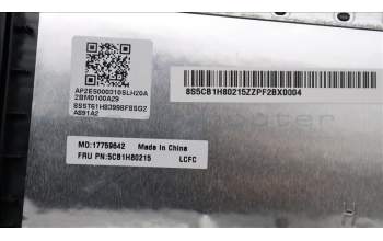 Lenovo 5CB1H80215 COVER Upper Case ASM_BUL L82TV BU_BK_TEX