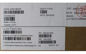 Lenovo 5CB1H80239 COVER Upper Case ASM_SWS L82TV BU_BK_TEX