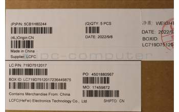 Lenovo 5CB1H80244 COVER Upper Case ASM_UKR L82TV BU_BK_TEX