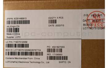 Lenovo 5CB1H80613 COVER Upper Case ASM_KOR L82TV IG_IMR