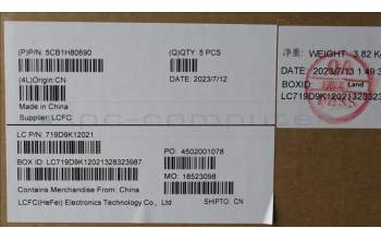 Lenovo 5CB1H80690 COVER Upper Case ASM_CZE/SLK L82RL FPABU