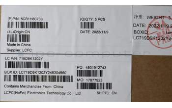 Lenovo 5CB1H80733 COVER Upper Case ASM_POR L82RL FP AG U