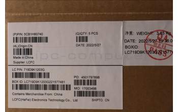 Lenovo 5CB1H80740 COVER Upper Case ASM_GER L82RL FP AG U