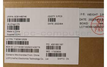 Lenovo 5CB1H80746 COVER Upper Case ASM_NORDIC L82RL FP AGU