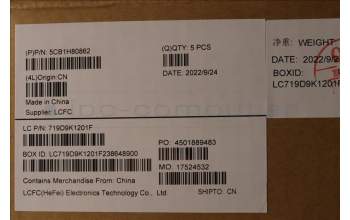 Lenovo 5CB1H80862 COVER Upper Case ASM_RUS L82RL NFP AG U