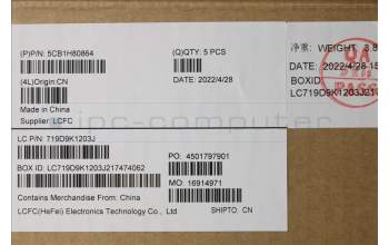 Lenovo 5CB1H80864 COVER Upper Case ASM_GER L82RL NFP AG U