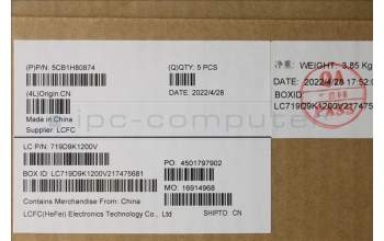 Lenovo 5CB1H80874 COVER Upper Case ASM_SWS L82RL NFP AG U