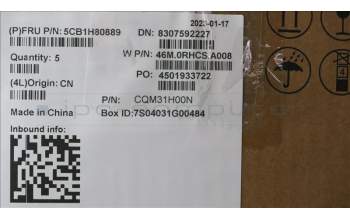 Lenovo 5CB1H80889 COVER Upper Case ASM_POR W 82R8 SG