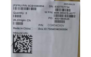 Lenovo 5CB1H80894 COVER Upper Case ASM_RUS W 82R8 SG