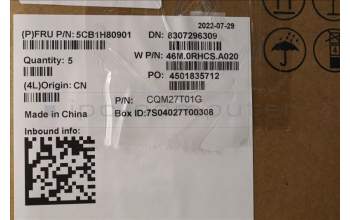 Lenovo 5CB1H80901 COVER Upper Case ASM_HBW W 82R8 SG