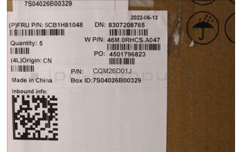 Lenovo 5CB1H81048 COVER Upper Case ASM_GER W 82R8 CG