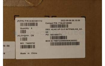 Lenovo 5CB1H81112 COVER UpperCaseASM_CZE/SLK C82SH CloBL