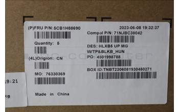 Lenovo 5CB1H88690 COVER Upper Case ASM_HUN C21DL MGBL