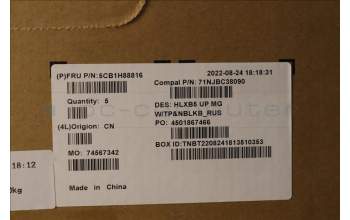 Lenovo 5CB1H88816 COVER Upper Case ASM_RUS C21DL MGNBL