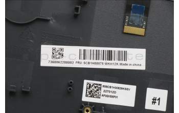 Lenovo 5CB1H88875 COVER UpperCase ASM_ENG C82S9RGB BLA