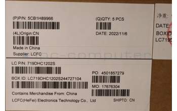 Lenovo 5CB1H89966 COVER Upper Case ASM_LA SPA L82QD FPAB