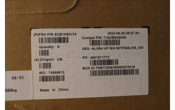 Lenovo 5CB1H92174 COVER Upper Case ASM_SWS C21DK MGBL