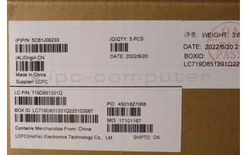 Lenovo 5CB1J00233 COVER Upper Case ASM_KORL82SFFP_AB_BL_ML