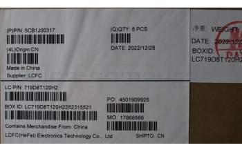 Lenovo 5CB1J00317 COVER Upper Case ASM_FRAL82SFFP_AB_NB_PC