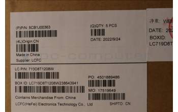 Lenovo 5CB1J00363 COVER Upper Case ASM_RUSL82SFFP_CG_BL_ML