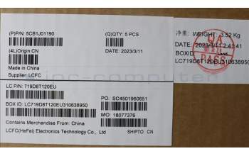 Lenovo 5CB1J01190 COVER Upper Case ASM_KORL82SFFP_SG_BL_PC