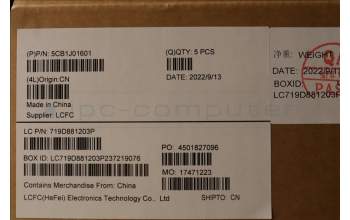 Lenovo 5CB1J01601 COVER Upper Case ASM_LA SPA L82QC FP_AB