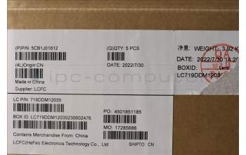 Lenovo 5CB1J01812 COVER Upper Case ASM_SWS L82QG FPAG