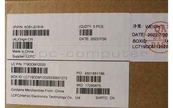 Lenovo 5CB1J01816 COVER Upper Case ASM_UKE L82QG FPAG