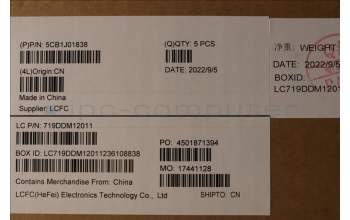 Lenovo 5CB1J01838 COVER Upper Case ASM_FRA/ENG L82QG FPSG