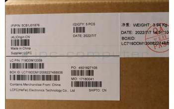 Lenovo 5CB1J01876 COVER Upper Case ASM_SWS L82QG NFPAG