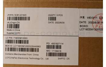 Lenovo 5CB1J01920 COVER Upper Case ASM_FRA L82QG NFPSG