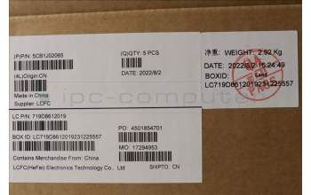 Lenovo 5CB1J02065 COVER Upper Case ASM_ITA L82QE FPSB