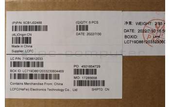 Lenovo 5CB1J02488 COVER Upper Case ASM_FRA L82QE NFPSG