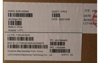 Lenovo 5CB1J02940 COVER Upper Case ASM_SPA L82U1 I/G_FP_U