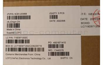 Lenovo 5CB1J03968 COVER Upper Case ASM_JPN L82UF NFPAG