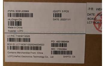 Lenovo 5CB1J03969 COVER Upper Case ASM_ITA L82UF NFPAG