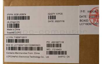 Lenovo 5CB1J03974 COVER Upper Case ASM_GER L82UF NFPAG