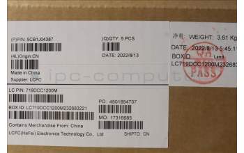 Lenovo 5CB1J04387 COVER Upper Case ASM_GER L82TF WHSG