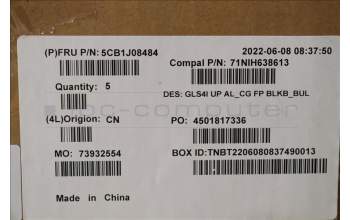 Lenovo 5CB1J08484 COVER UpperCaseASM_BUL C82SD ALCG FPBL